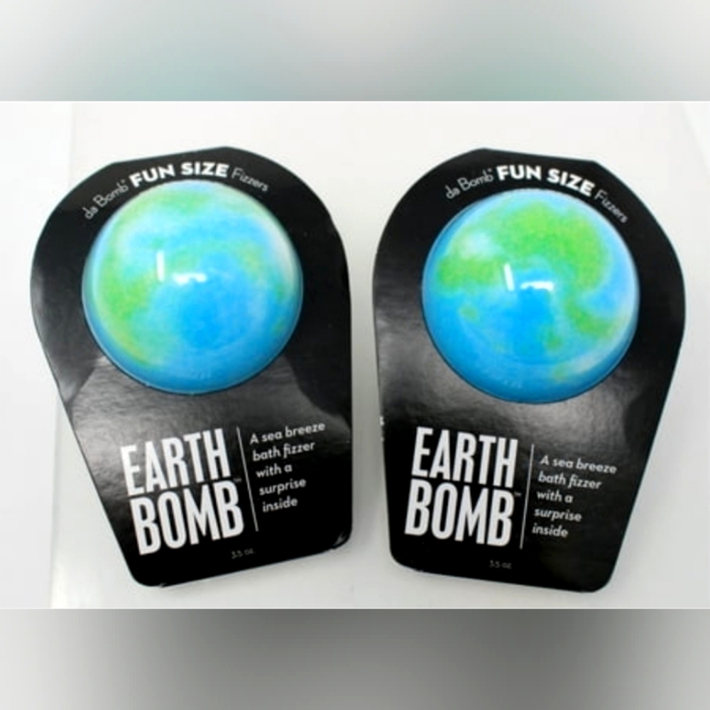Earth Bomb Bath Fizzer - Blue and Green